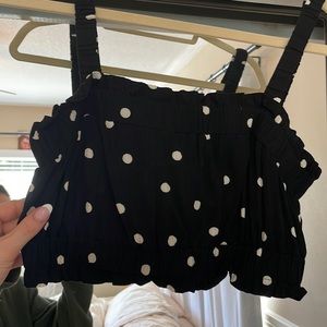 HM drop polka dot top